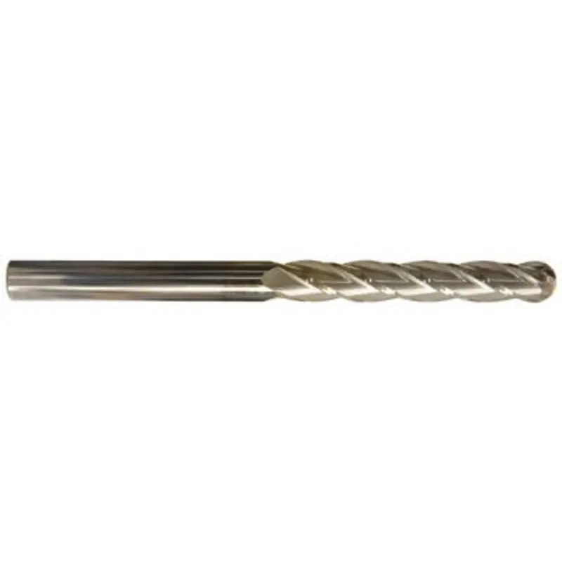 SGS Carbide 4 Flute Extra Long Ball Nosed End Mills - Metric  | MSC Industrial Supply Co.