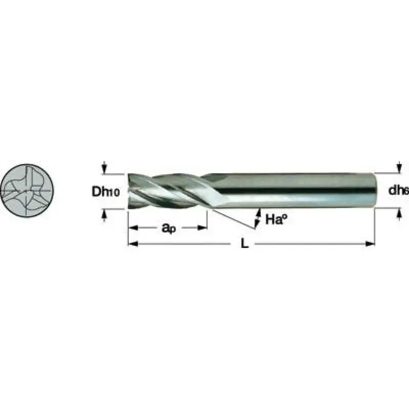 Iscar SolidMills Carbide 3 Flute End Mills - Metric  | MSC Industrial Supply Co.