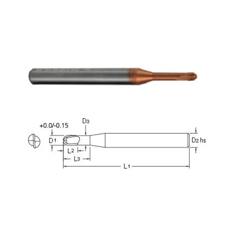 M.A. Ford Carbide 2 Flute Ball Nosed End Mills - Metric  | MSC Industrial Supply Co.