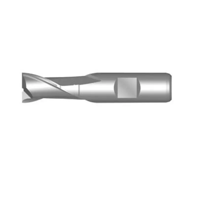 Dormer 1/4in Uncoated 2 Flute HSS-E-PM Slot End Mill C110