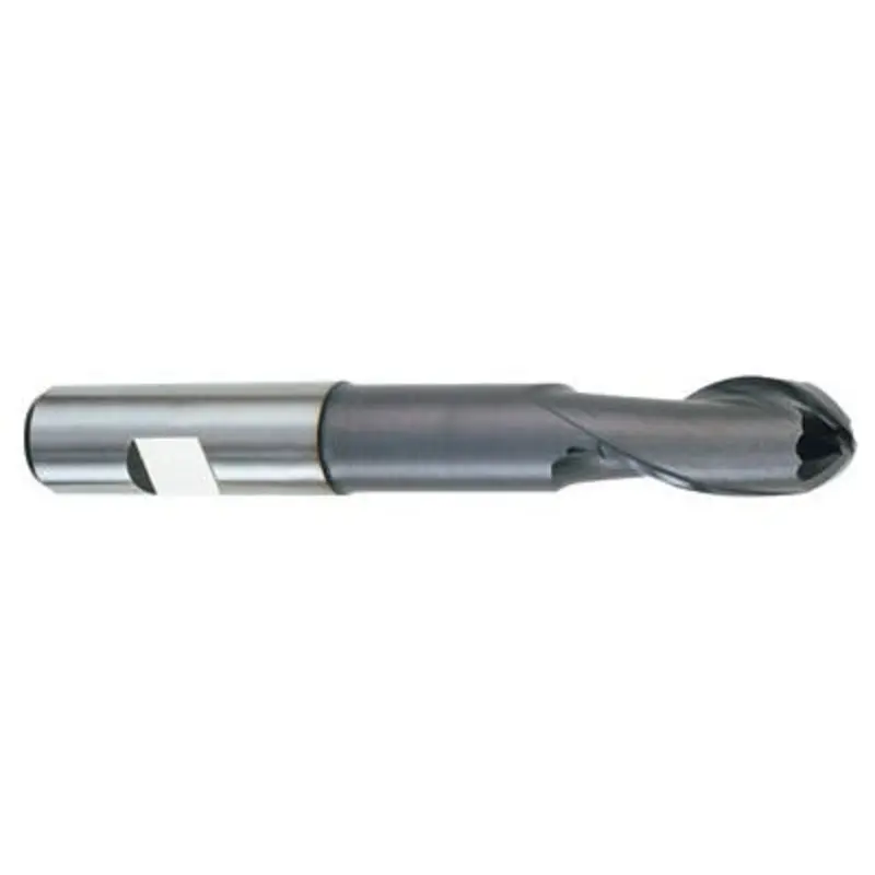 Hertel 10mm 2 Flute HSS-E TiAlN Ball Nose Long Slot Drill