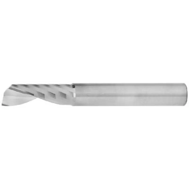 Accupro 1/2 x 1/2 x 1-1/2 x 3in Single Flute Carbide Upcut Router for Aluminium