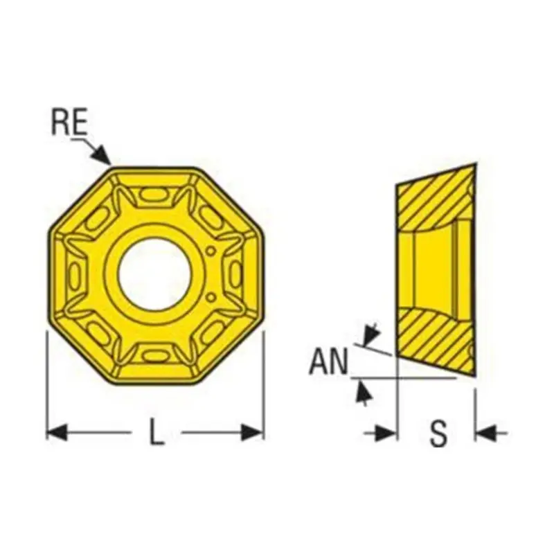 Seco ODMT050408TN-MD20 620470 Indexable Milling Insert