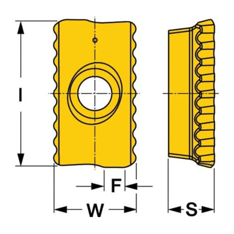 Iscar P290 ACKT1806PDR-FEW IC830 Indexable Milling Insert