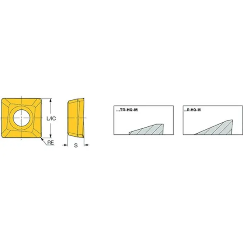 Iscar SPMT100408TR-HQ-M IC328 Indexable Milling Insert