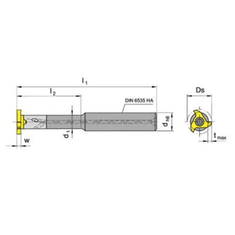 Horn M313.0016.01A Carbide Milling Body