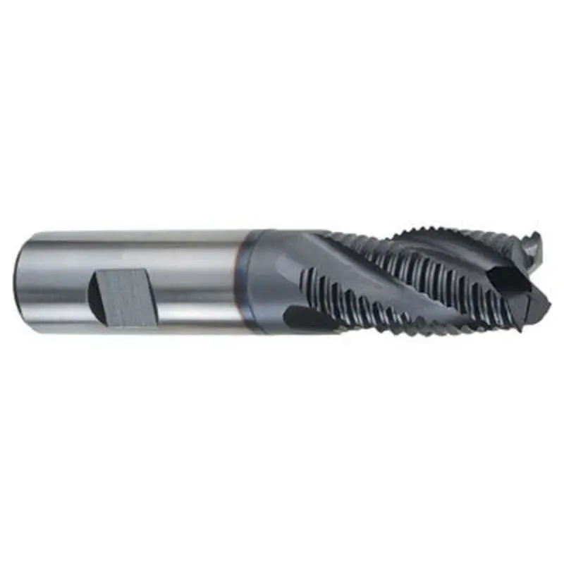 Hertel 10mm 4 Flute HSS-E TiAlN Coarse Pitch Roughing End Mill