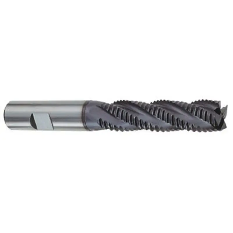 Hertel 25mm 5 Flute HSS-E TiAlN Coarse Pitch Long Roughing End Mill