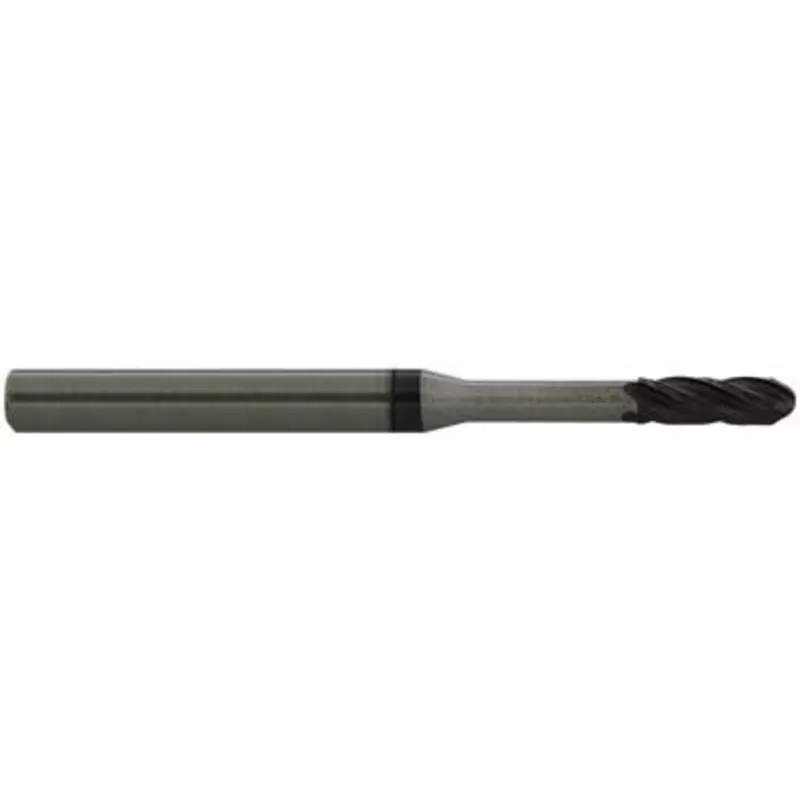 Accupro 0.05in 3 Flute Carbide AlTiN Miniature Ball End Mill