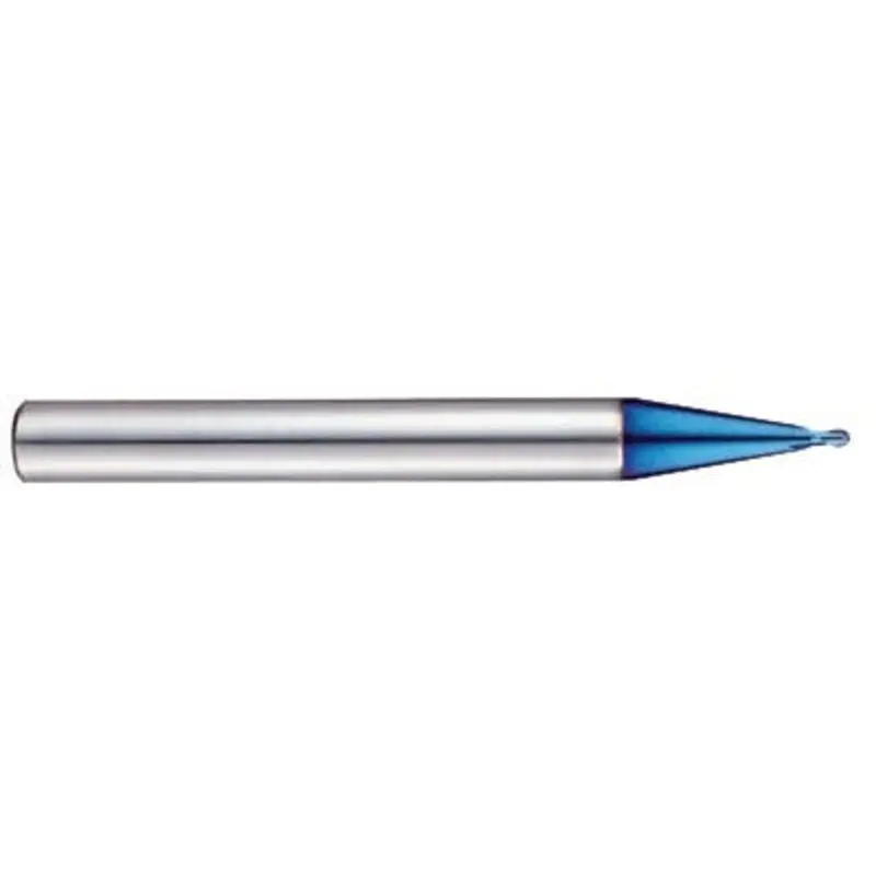 Hertel 0.5mm 2 Flute AlCrN Blue Coated Ball Nose End Mill