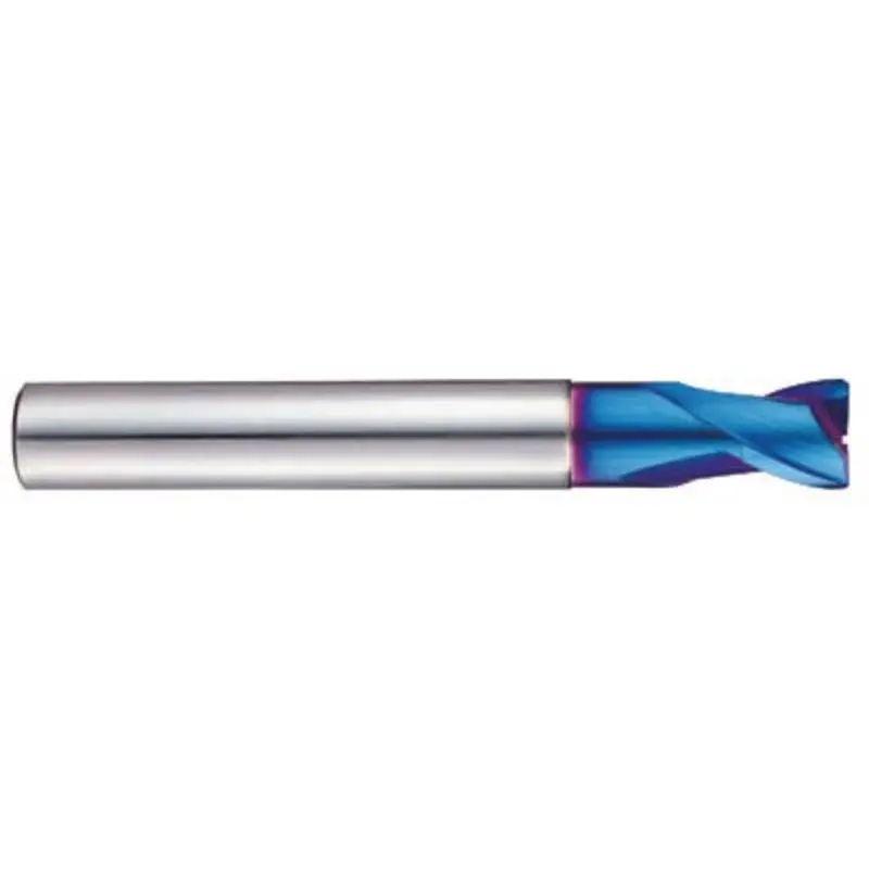 Hertel 0.3mm 2 Flute AlCrN Blue Coated Carbide Stub End Mill