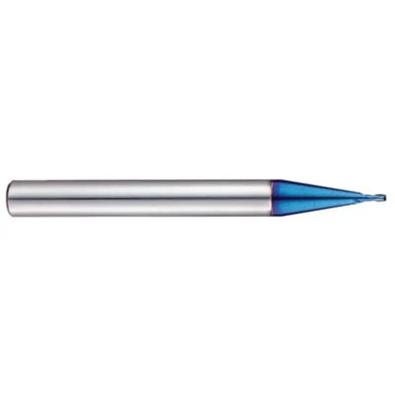 Hertel 0.4mm 2 Flute AlCrN Blue Coated Carbide End Mill