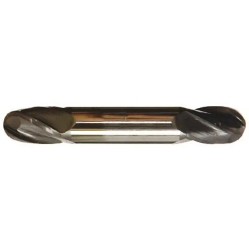 SGS Carbide 1mm 4 Flute Ti-Namite-A Solid Carbide Double Ended Ball Nosed End Mill