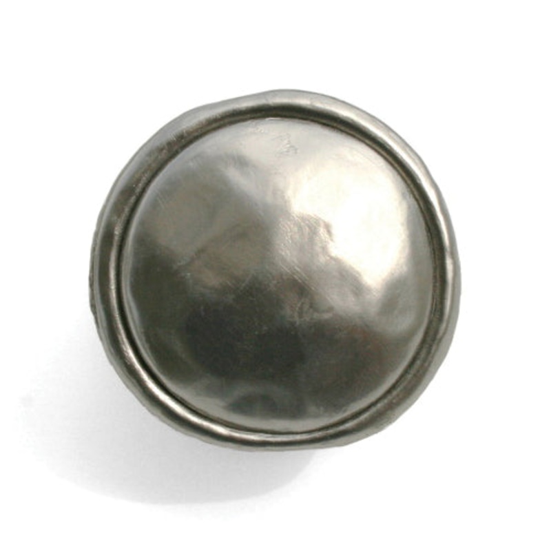 Laurey Merlot Series 37428 Knob, 1-3/8 in Dia, 35 mm L, Satin Nickel