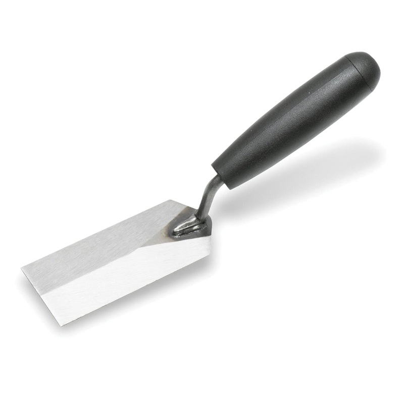 QLT MT45 Margin Trowel, 2 in W Blade, 4-1/2 in L Blade, Plastic Handle