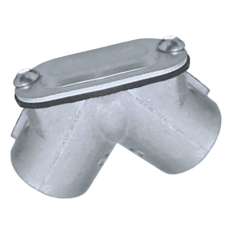 Sigma 49682 Rigid-to-Rigid Pull Elbow, 3/4 in Trade, 90 deg, Zinc