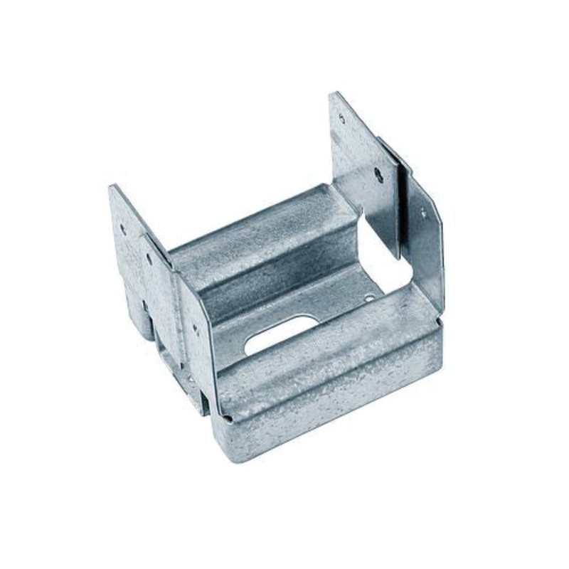 Simpson Strong-Tie ABA44Z Adjustable Post Base, 4 x 4 in Post/Column, 16 ga Gauge, Zinc, ZMAX-Coated