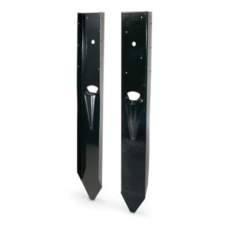 Simpson Strong-Tie E-Z Mender EZ Series FPBM44E Fence Post Repair Bracket, 12 ga Gauge, Steel, Powder-Coated
