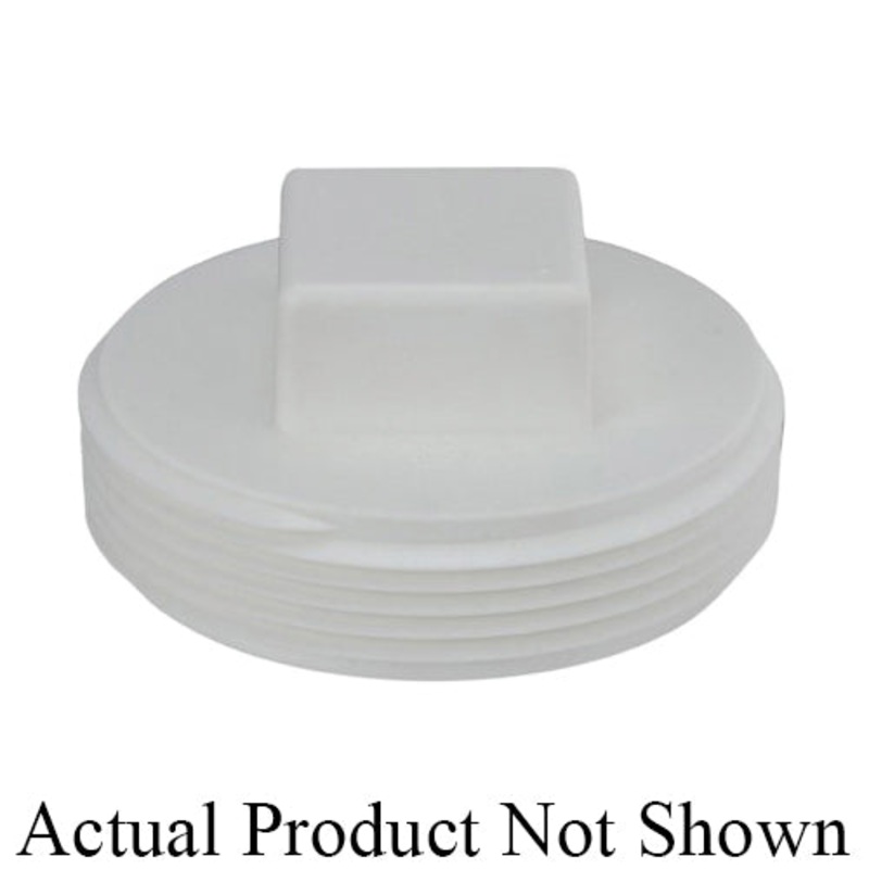 Sioux Chief 879 Series 879-30PK Cleanout Plug, 3 in MIP, Polypropylene, Black